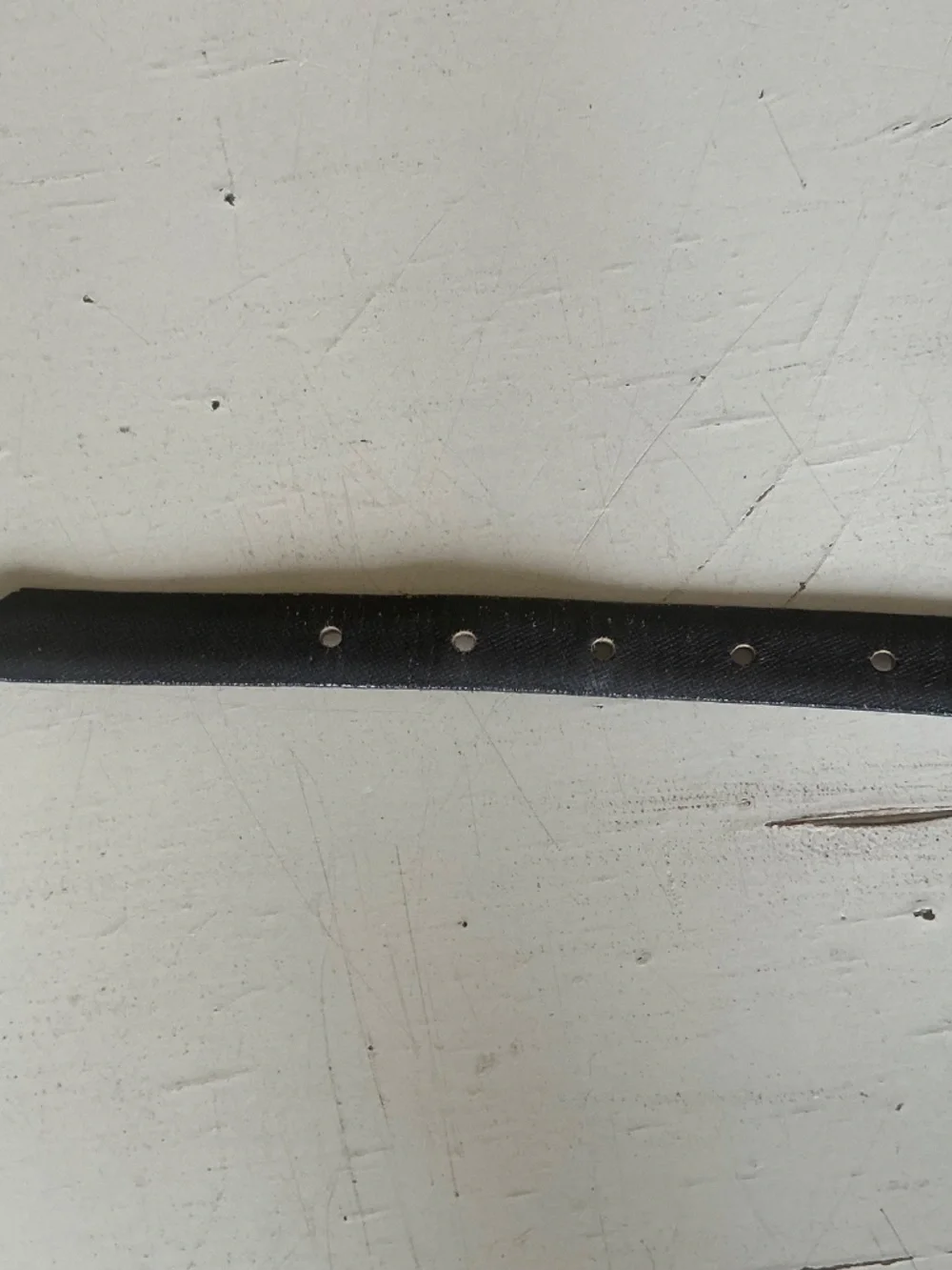 Vintage Christian Dior CD Aniline leather grey belt Small